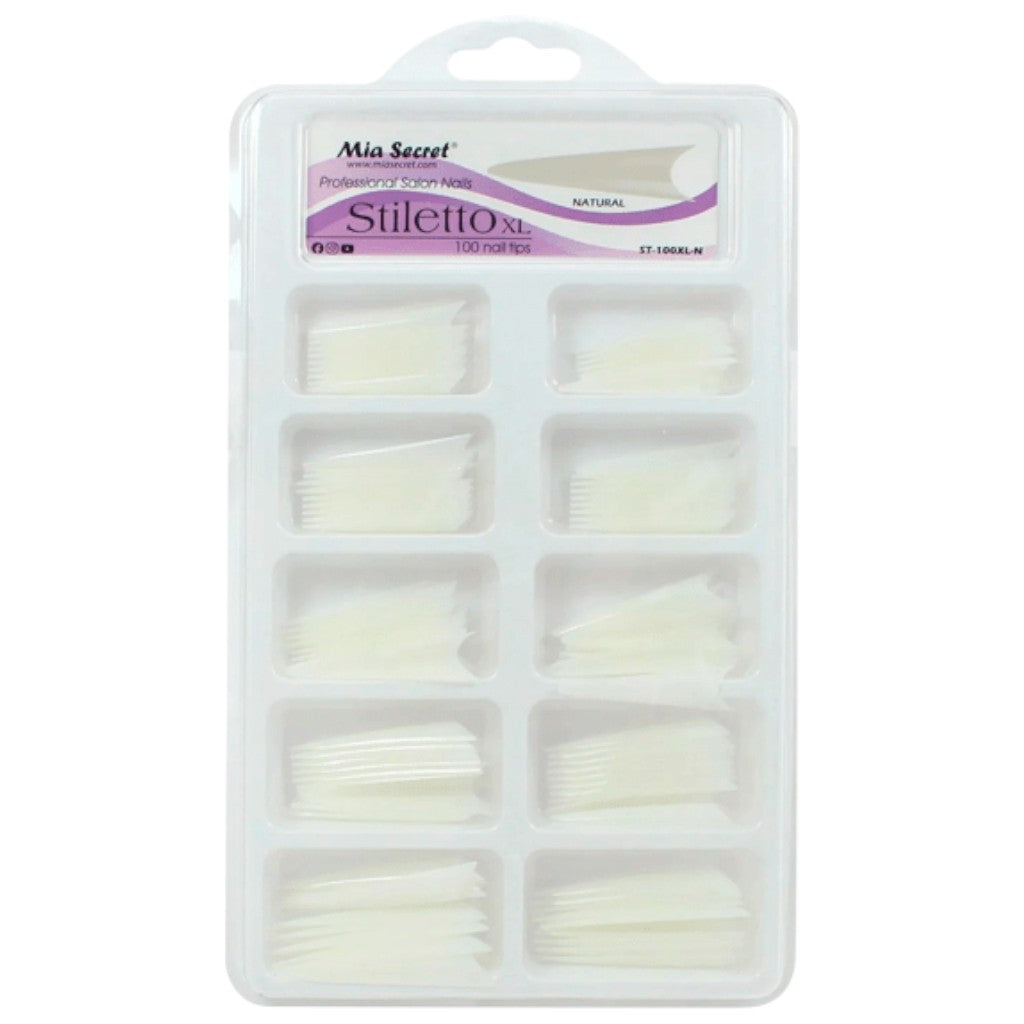 TIPS STILETTO XL NATURAL - MIA SECRET