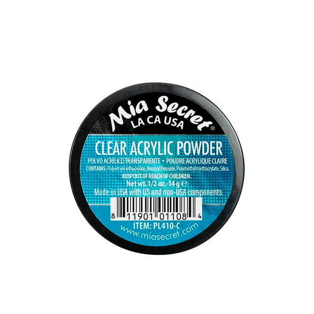 ACRÍLICO TRANSPARENTE 14g - MIA SECRET