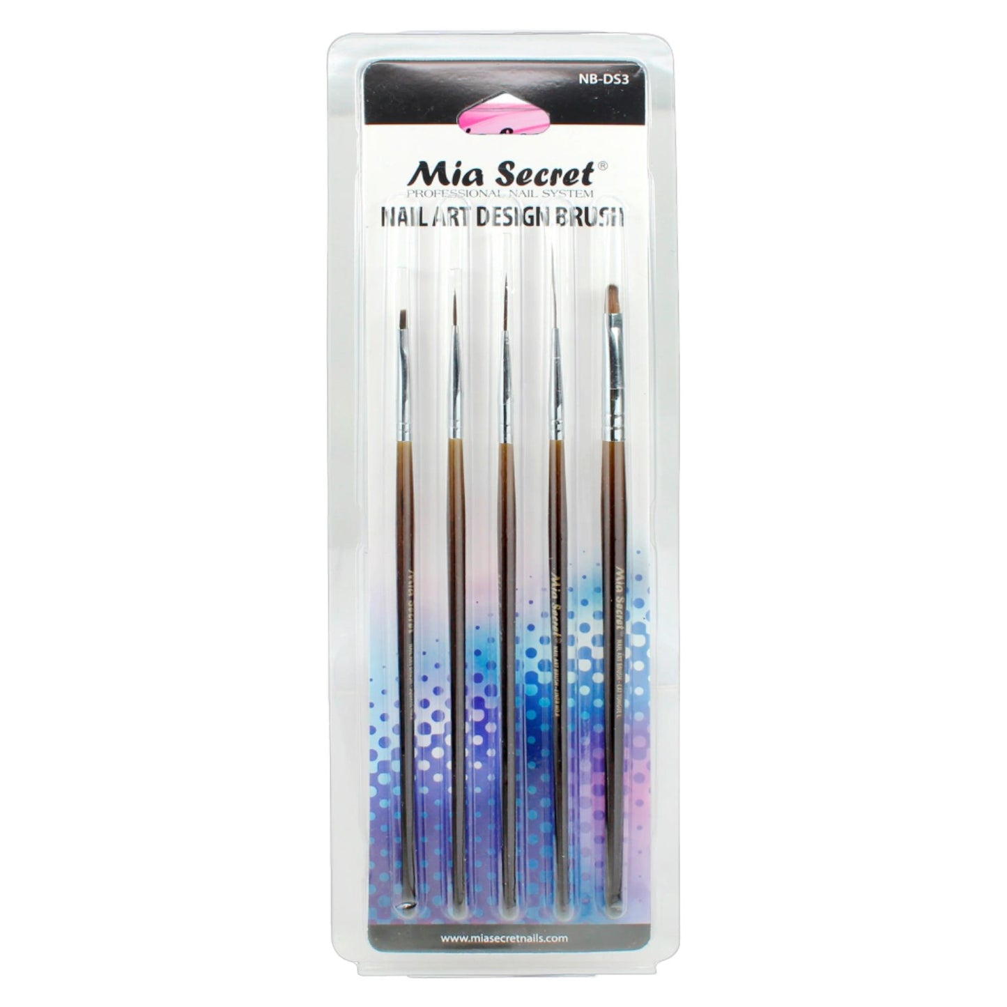 SET 5 PINCELES PARA ARTE - MIA SECRET
